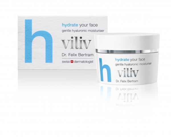 viliv h - hydrate your face - gentle hyaluronic moisturiser